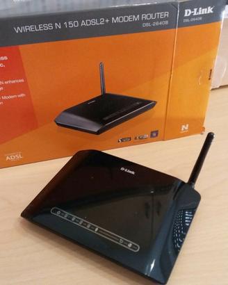 D-Link Modem Router Wireless G ADSL2/2+ ANTIHACKER