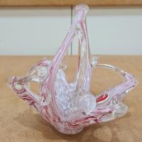 CESTINO CENTROTAVOLA IN VETRO DI MURANO