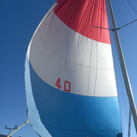 Barca a vela, Strale in Vetroresina + attrezzatura