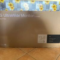 Monitor LG 34 pollici UltraWide Curvo - Nuovo