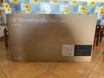 Monitor LG 34 pollici UltraWide Curvo - Nuovo