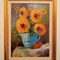 Quadro olio su tela Mario Puopolo