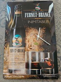 Orologio da Parete in Metallo Rilievo Fernet-Branc