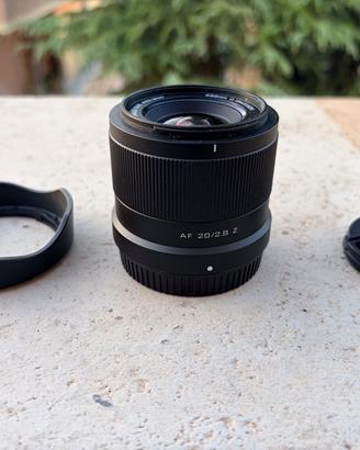 Obiettivo Viltrox 20 mm per Nikon Z