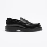 Mocassini Zara Uomo - Pelle Punta Quadrata