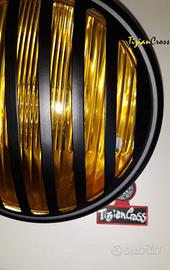FARO ALOGENO + GRIGLIA cafe scrambler TizianCross