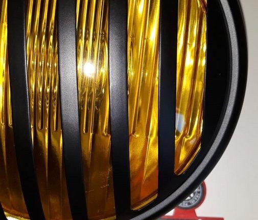 FARO ALOGENO + GRIGLIA cafe scrambler TizianCross