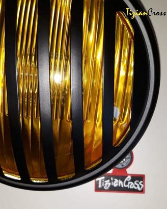 FARO ALOGENO + GRIGLIA cafe scrambler TizianCross