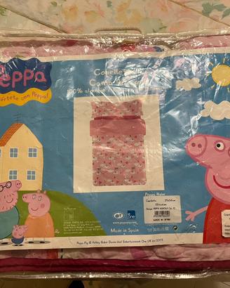 Trapunta a una piazza Peppa  Pig + Peluche Peppa