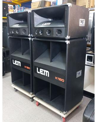 LEM K180 CASSE AMPLIFICATE A TROMBA