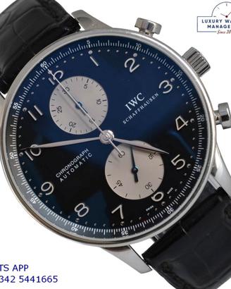 IWC Portuguese IW371404 Panda chronograph Full Set