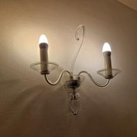 Applique in vetro cristallo