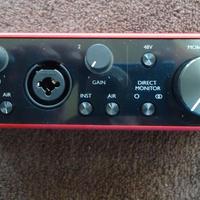 Scheda audio FOCUSRITE Scarlett 2i2 Nuova