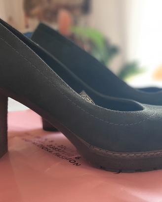 Scarpe scamosciate DoppioSenso 37 verde