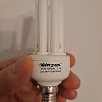 Lampadina 11W E14 Ginyus 6400K come nuova