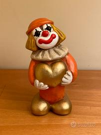Clown di nome Maxi Thun Arancione Vintage