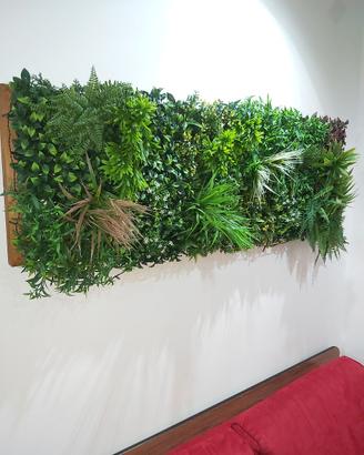 Cornice in Legno con Vegetazione Misto Bosco