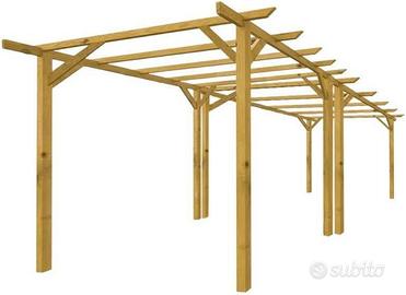 Lumina - Pergola da Giardino 3x6 in Legno