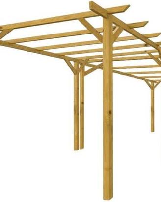 Lumina - Pergola da Giardino 3x6 in Legno