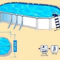 COMPRA IN INVERNO Piscina 8x4 fuori terra