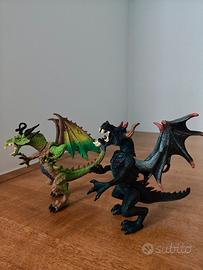 lotto 2 action figure draghi dragon alato