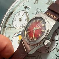 Zenith defy vintage (burgundy)