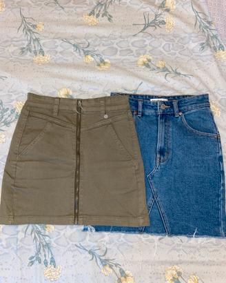 Set gonne di jeans