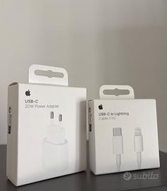 NUOVI Apple Alimentatore 20W + Cavo 1M Lightning