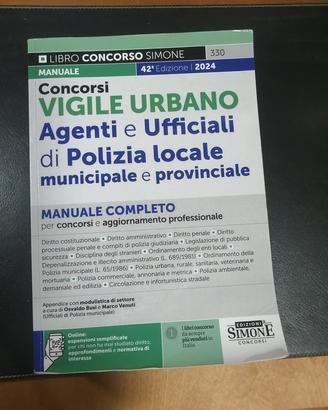 libro concorsi vigile urbano 