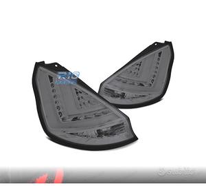 FANALI FORD FIESTA MK7 08-12 LIGHT BAR FONDO CROMA