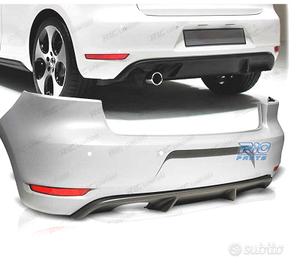 PARAURTI POSTERIORE VOLKSWAGEN VW GOLF 6 LOOK GTI 