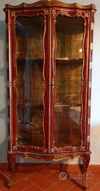 Condividi Vetrina Fiorentina in legno foglia oro