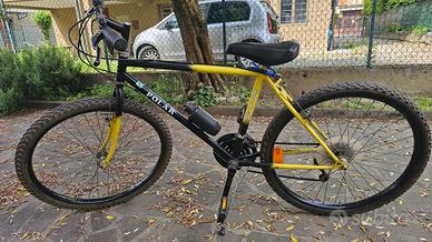 Mountain bike MTB ragazzo Polar nero/gialla