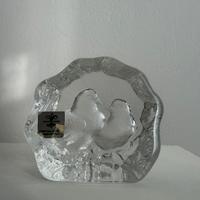 Fermacarte in cristallo Made in Italy