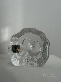 Fermacarte in cristallo Made in Italy