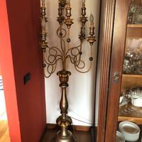 Lampada da terra a nove bracci