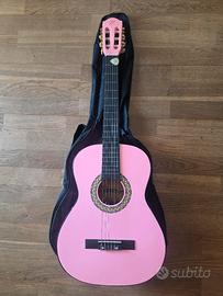 chitarra classica rosa Falstaff 3/4 C340 PK 