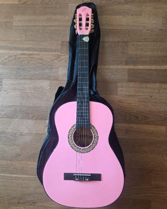 chitarra classica rosa Falstaff 3/4 C340 PK 