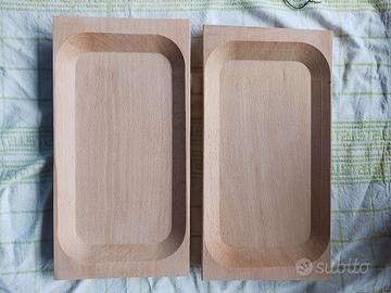 vassoi legno per polenta e altro 12 pezzi