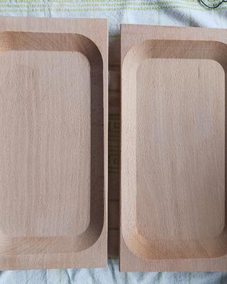 vassoi legno per polenta e altro 12 pezzi