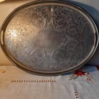 vassoio argento su rame