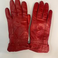 Guanti donna pelle rossa Samsonite