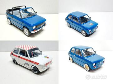 Fiat 126 Artigianali (4 mod.) - 1/18 Tanomodels