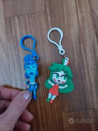 Simpatico Set di due portachiavi in gomma