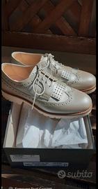 Scarpe Derby beige iridescente 37-Nero Giardini