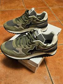 WYZ6. SNEAKERS YAK - M - VERDE MILITARE N.44