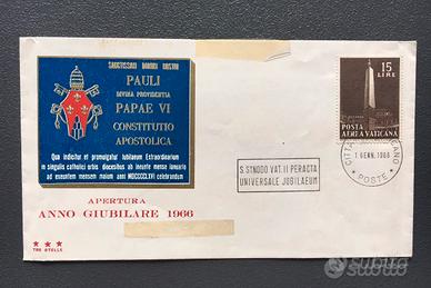 Poste Vaticane Apertura anno Giubilare 1966