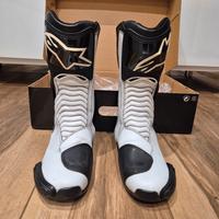 Stivali Alpinestars SMX 6 BLACK WHITE tg. Eur 42 U