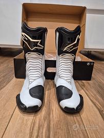 Stivali Alpinestars SMX 6 BLACK WHITE tg. Eur 42 U