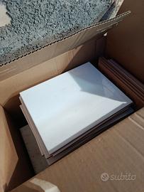 25 Mattonelle mis. 20x25 cm bianco lucido 